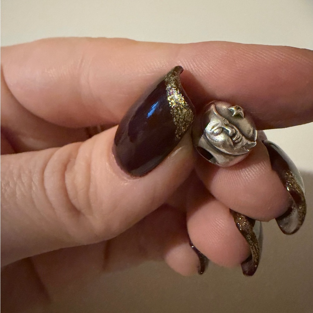 Pandora Silver Moon and Sun Clip